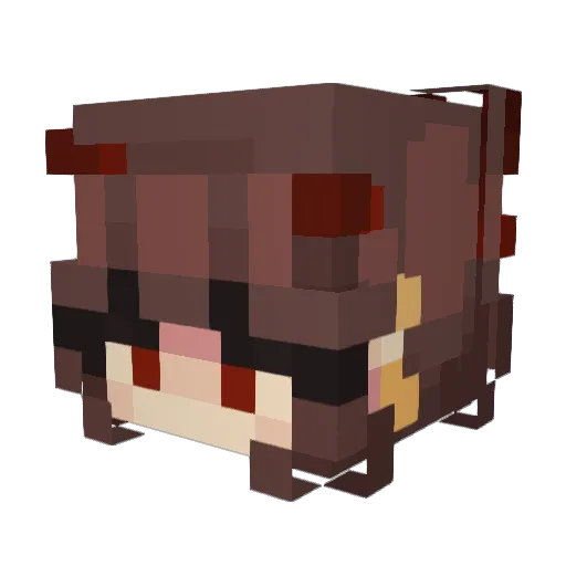 maniutek0199 Minecraft avatar head, 3D render