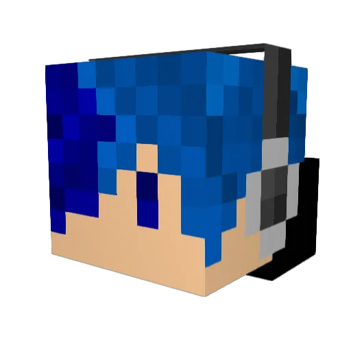 manjuu_ichigo Minecraft avatar head, 3D render