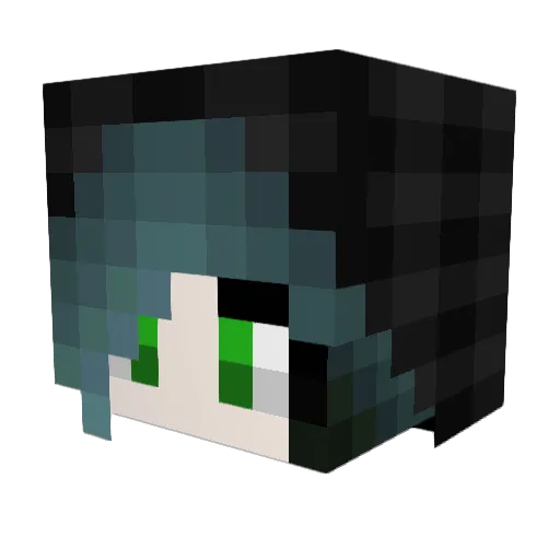 mankind4 Minecraft avatar head, 3D render