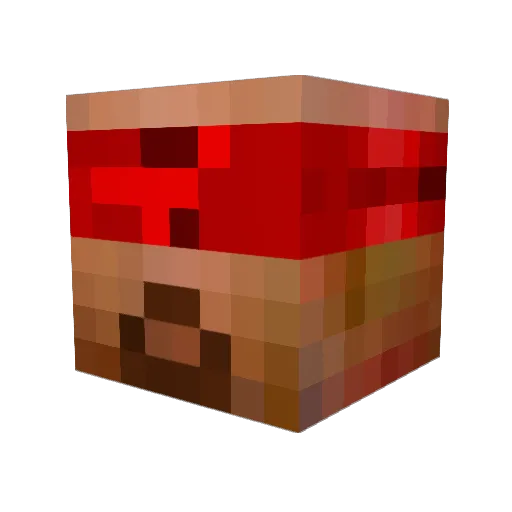 mankotinko Minecraft avatar head, 3D render
