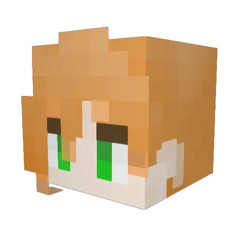 manman_youyou Minecraft avatar head, 3D render