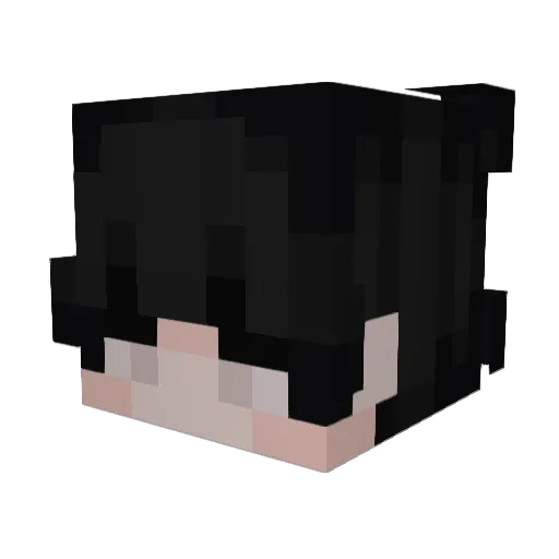 mann420 Minecraft avatar head, 3D render