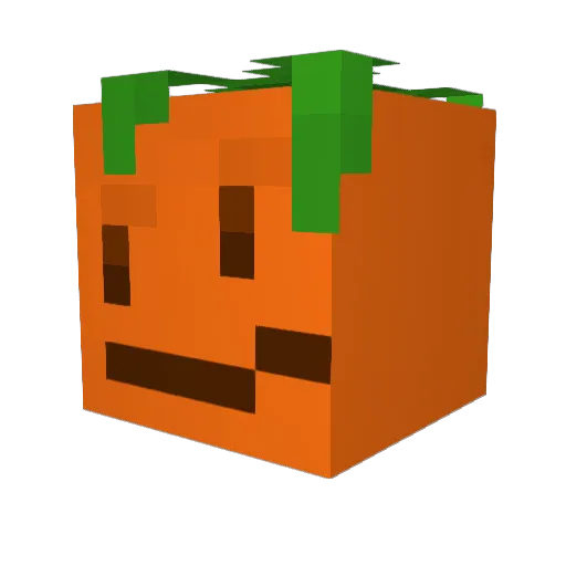 manndi Minecraft avatar head, 3D render