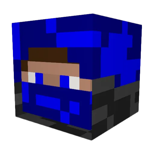 manningp101 Minecraft avatar head, 3D render