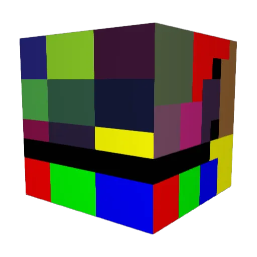 mannofcubes Minecraft avatar head, 3D render