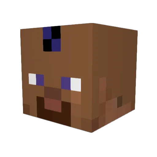 mannyfresh785 Minecraft avatar head, 3D render