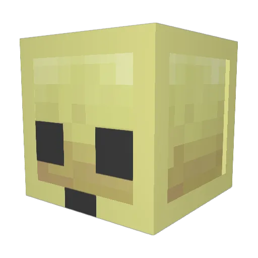 mano_nicko Minecraft avatar head, 3D render
