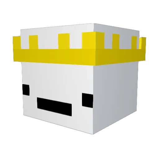 manofidkness Minecraft avatar head, 3D render