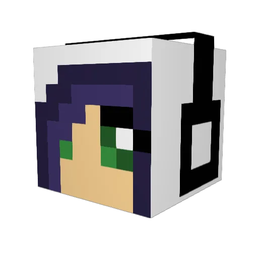 manon5404 Minecraft avatar head, 3D render