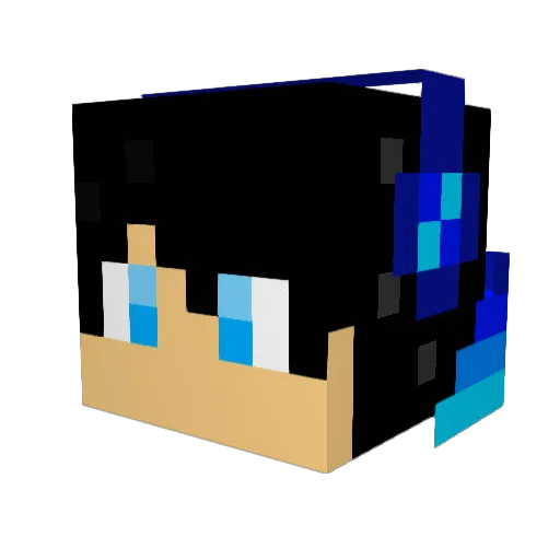manosk2 Minecraft avatar head, 3D render