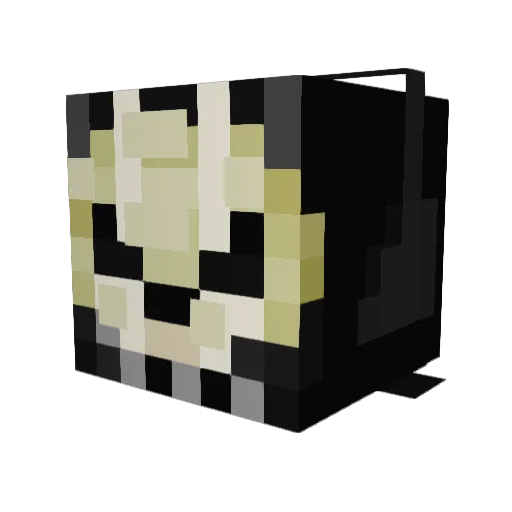 manoste Minecraft avatar head, 3D render