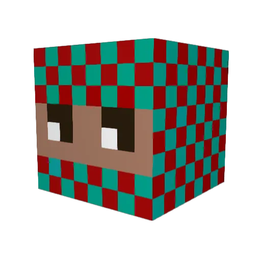 manotje1999 Minecraft avatar head, 3D render