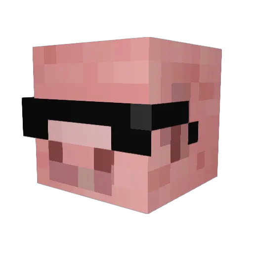 mansandersson Minecraft avatar head, 3D render