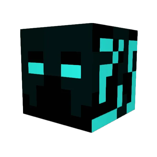 mansheep Minecraft avatar head, 3D render