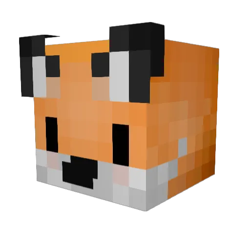 mansk27 Minecraft avatar head, 3D render