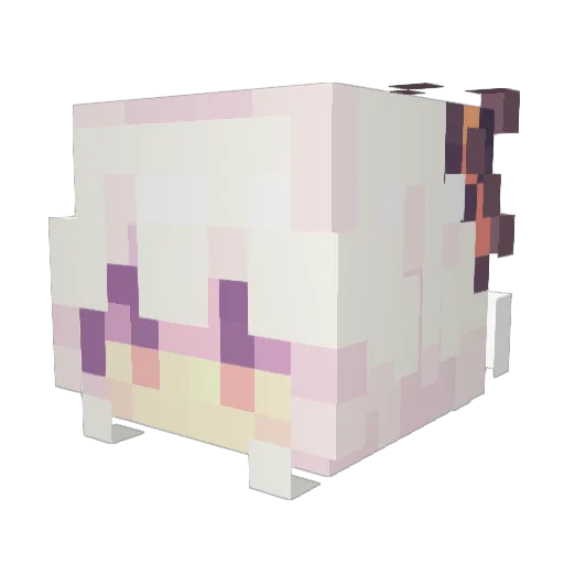mantarayn Minecraft avatar head, 3D render