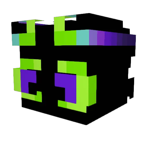 mantevian Minecraft avatar head, 3D render