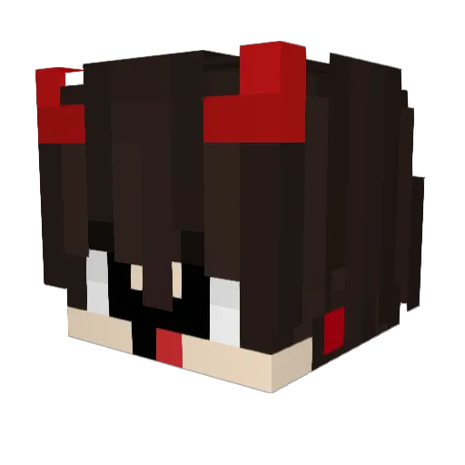 mantisesse Minecraft avatar head, 3D render