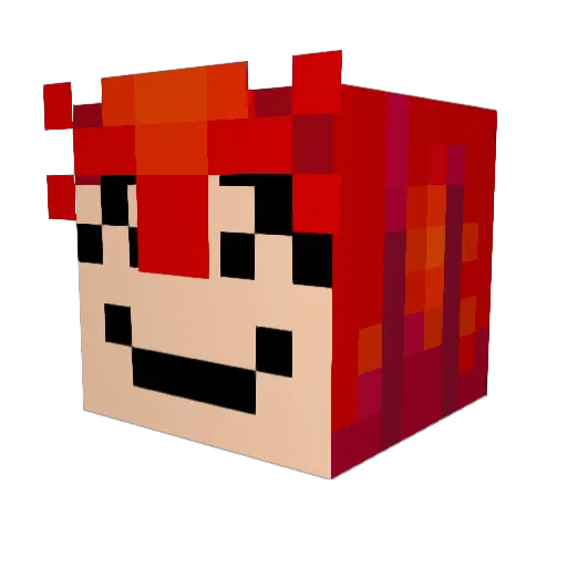 mantisinabeehive Minecraft avatar head, 3D render