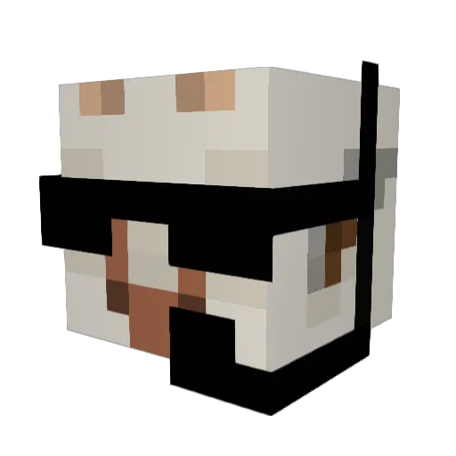 manu58singh Minecraft avatar head, 3D render