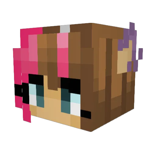 manu_c5 Minecraft avatar head, 3D render