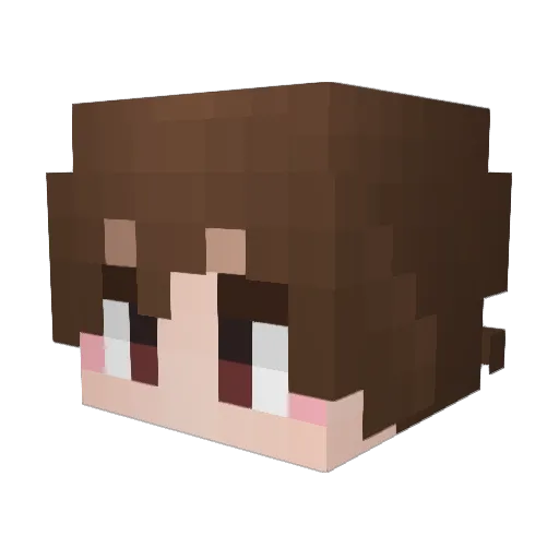 manulfan27 Minecraft avatar head, 3D render