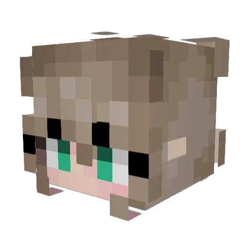 manumaus2002 Minecraft avatar head, 3D render