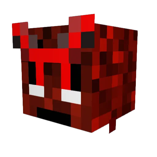 manunited98 Minecraft avatar head, 3D render