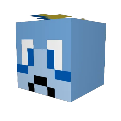manvswild98 Minecraft avatar head, 3D render