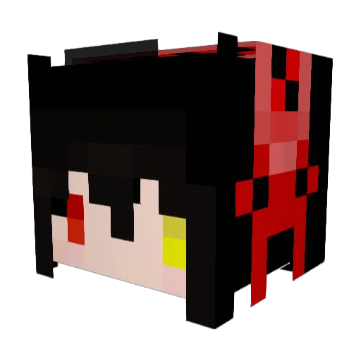 many3010123 Minecraft avatar head, 3D render