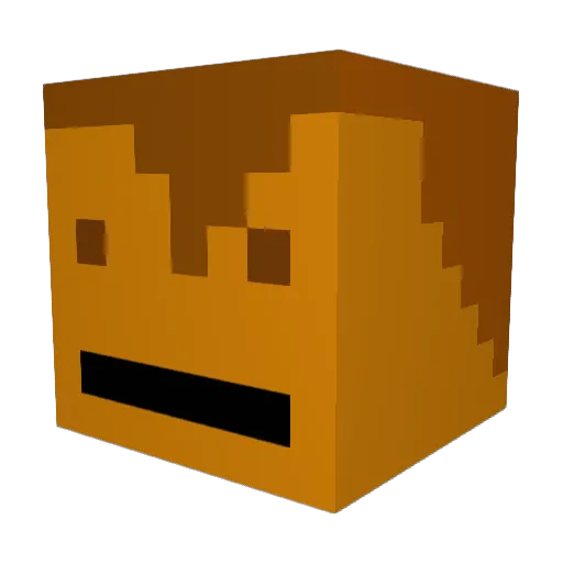 manymiles Minecraft avatar head, 3D render
