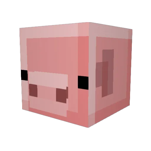 manz10 Minecraft avatar head, 3D render