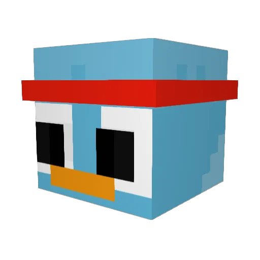 manzana369 Minecraft avatar head, 3D render