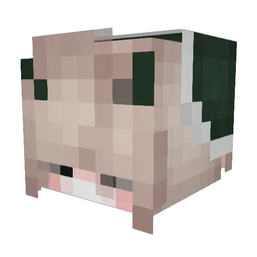 mao0731 Minecraft avatar head, 3D render