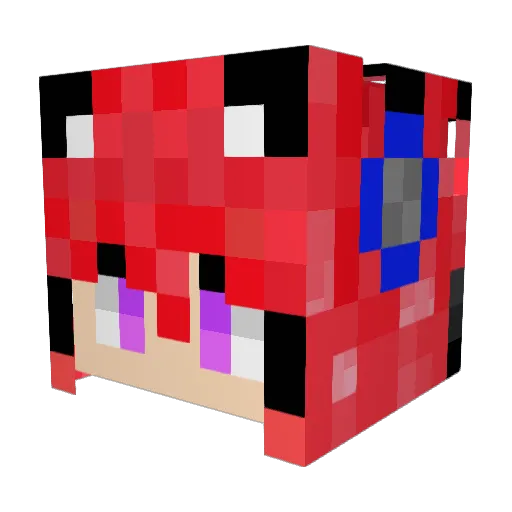 mao233xiaomeng46 Minecraft avatar head, 3D render