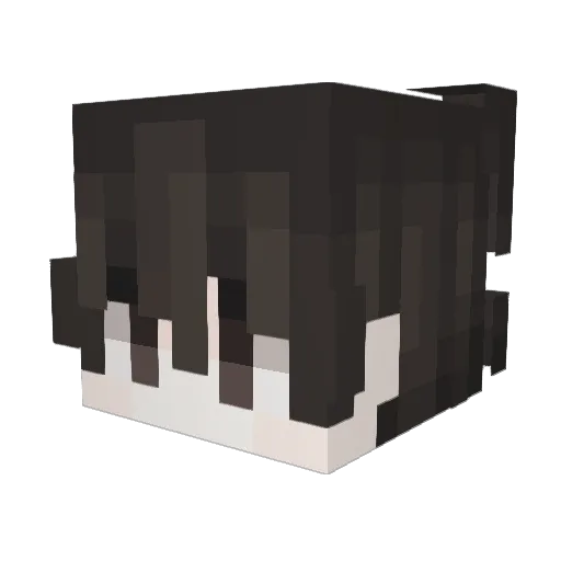 maoliver Minecraft avatar head, 3D render