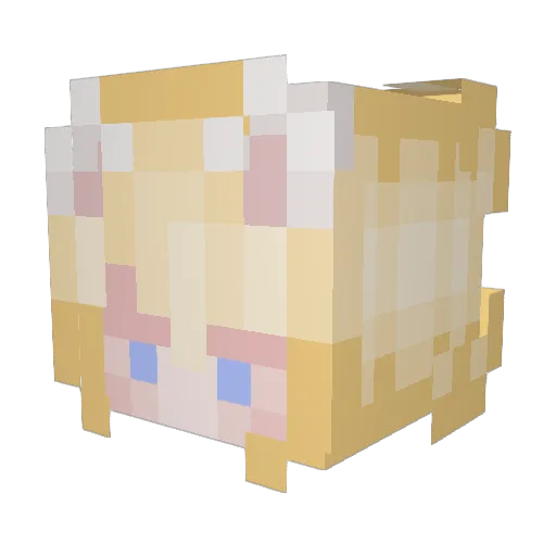 maomao0914 Minecraft avatar head, 3D render