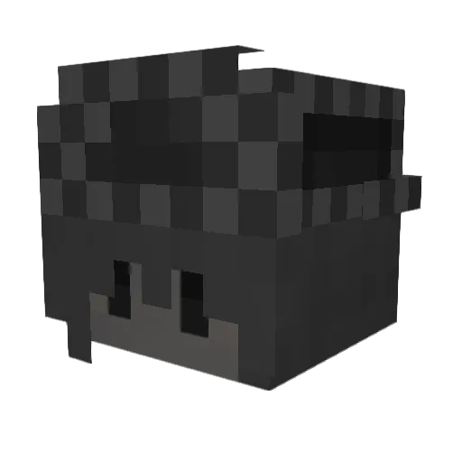 maoqinshui Minecraft avatar head, 3D render