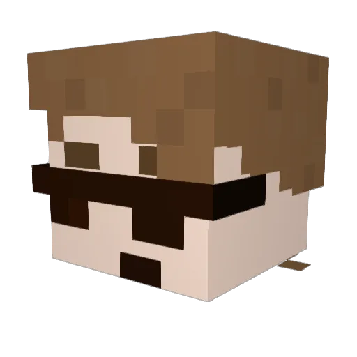 maosn5 Minecraft avatar head, 3D render