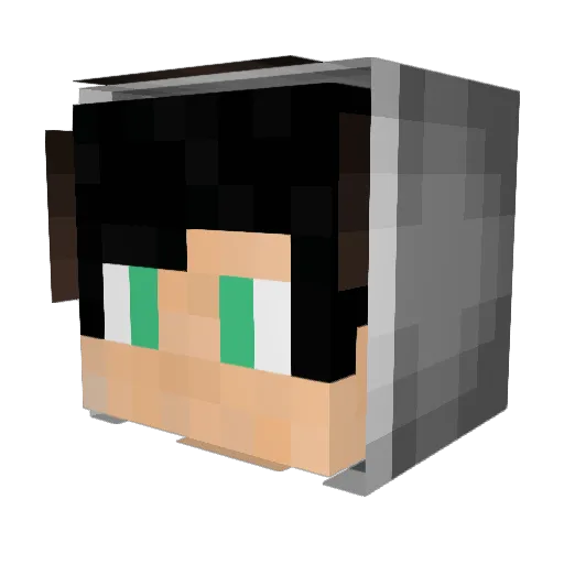 maple_21 Minecraft avatar head, 3D render