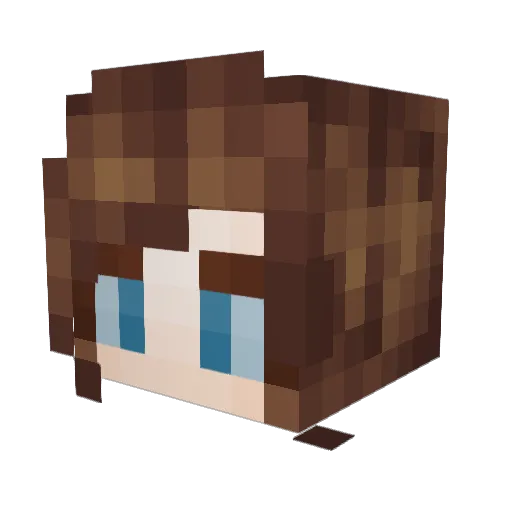 mapleforester Minecraft avatar head, 3D render