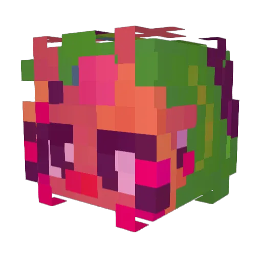 maplevw Minecraft avatar head, 3D render