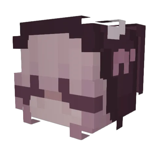 mapplerats Minecraft avatar head, 3D render