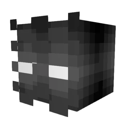 mapsss Minecraft avatar head, 3D render