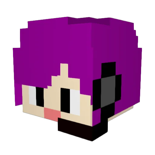 mapun769 Minecraft avatar head, 3D render