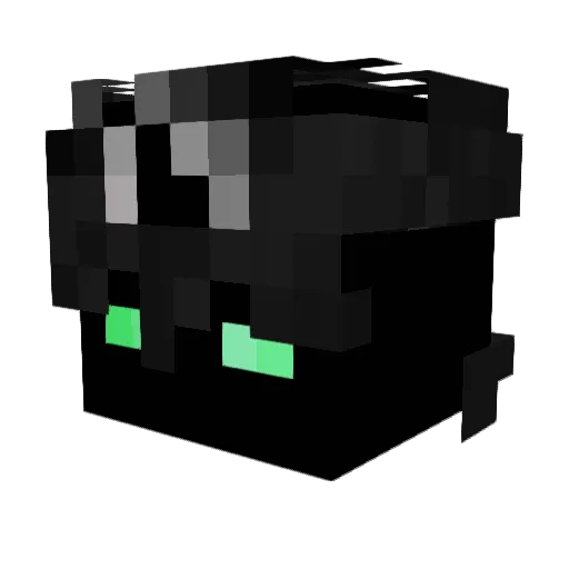 maqce Minecraft avatar head, 3D render