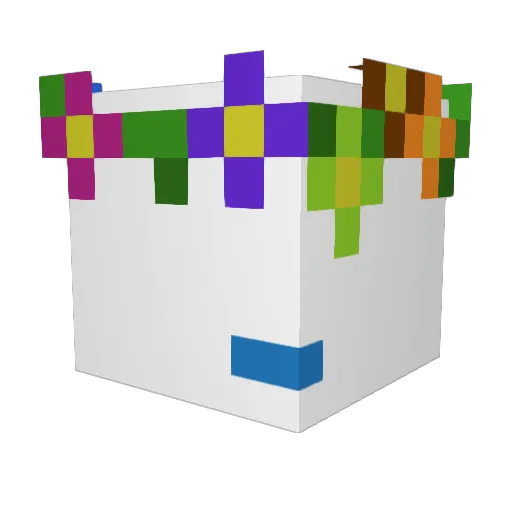 maqiii Minecraft avatar head, 3D render