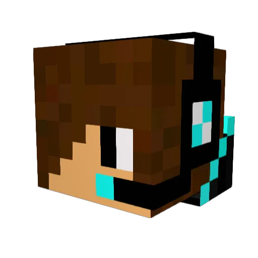maquila1 Minecraft avatar head, 3D render