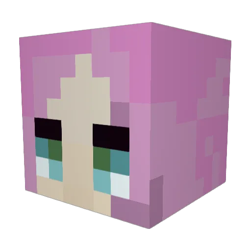 mar10nedg Minecraft avatar head, 3D render