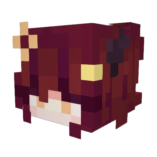 mar1goldie Minecraft avatar head, 3D render